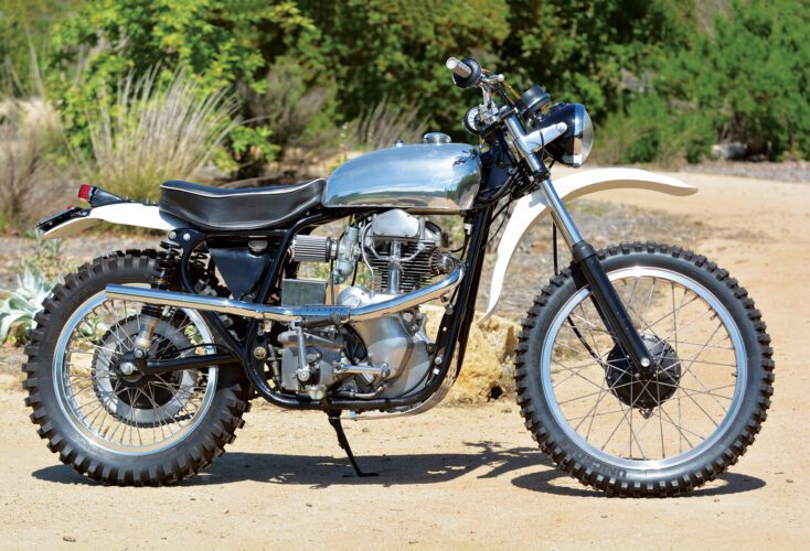 Star-Crossed Scrambler: BSA-Velocette 